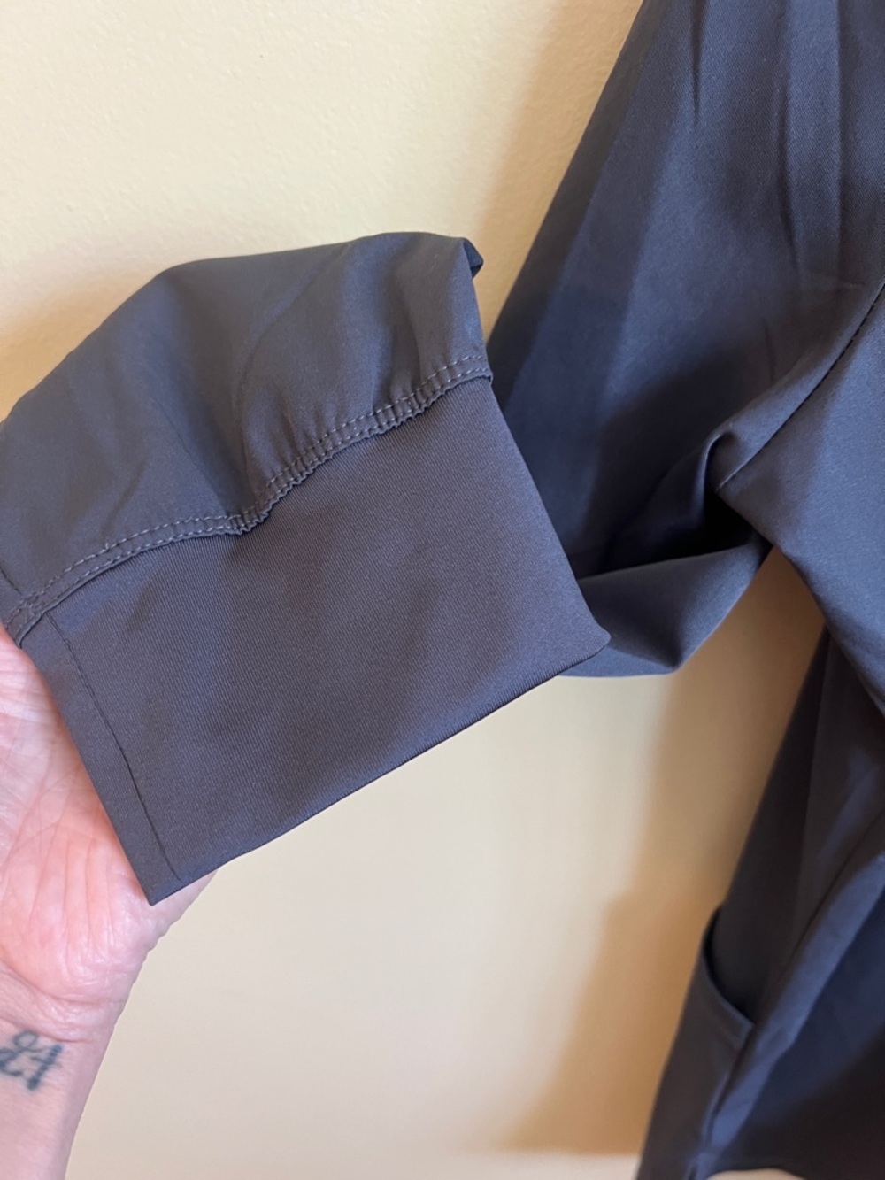 Healing Hands 2X BlueGray Snap Front Scrub Jacket Medical Uniformcomfy soft - Picture 6 of 10